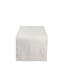 Stonewashed Silver Linen Collection Table Runner Weston Table
