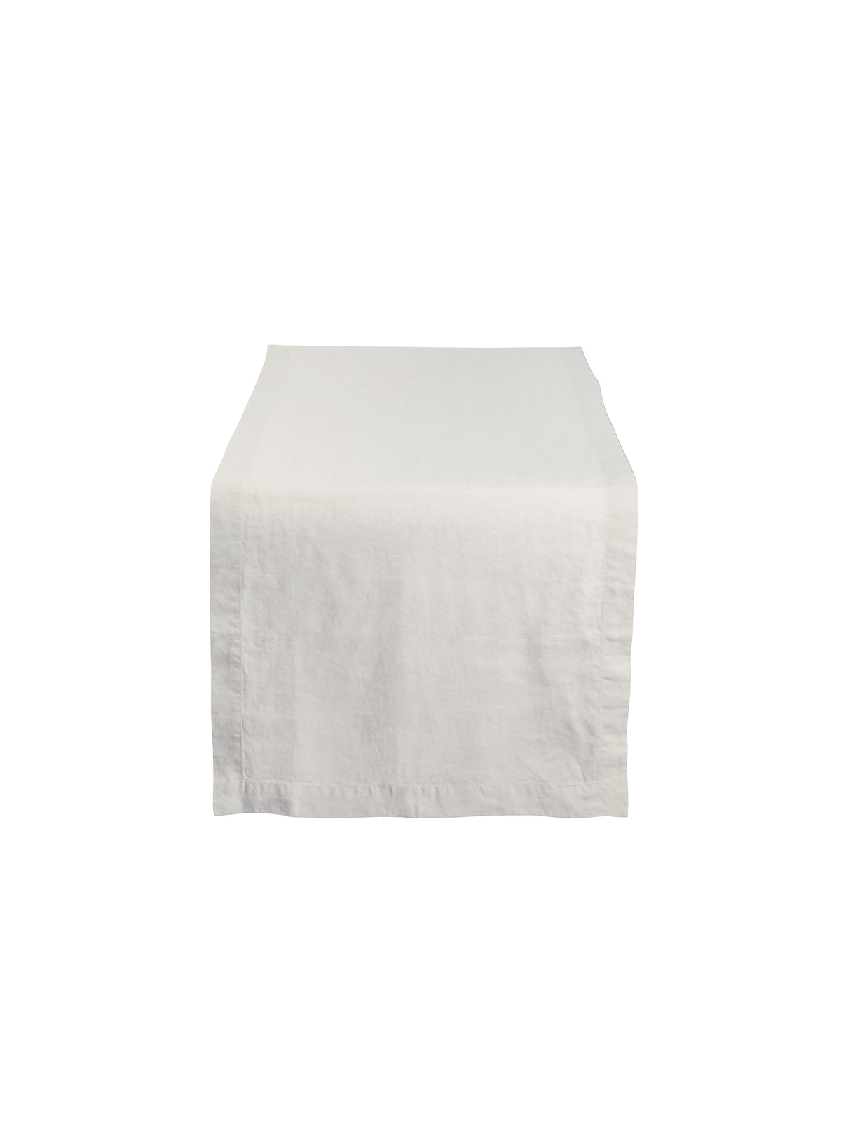 Stonewashed Silver Linen Collection Table Runner Weston Table