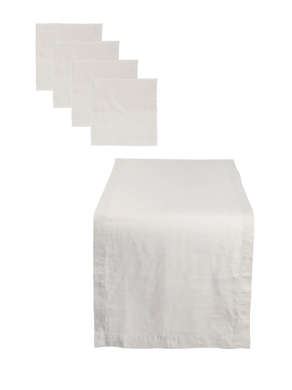 Stonewashed Silver Linen Collection Weston Table