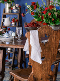 Stonewashed White Linen Collection Weston Table