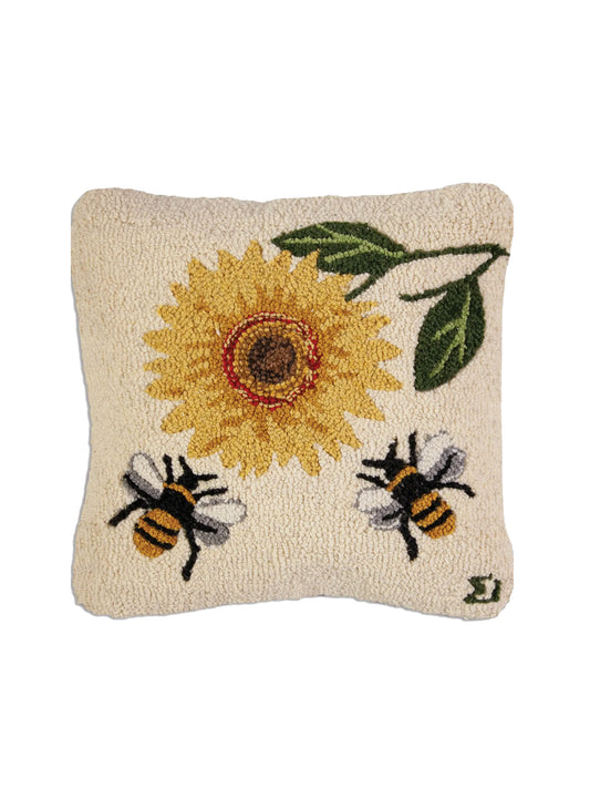Sunflower Bees Pillow Weston Table