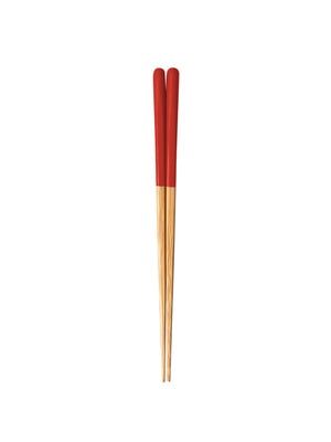  Susu Bamboo Round Chopsticks Red Weston Table 