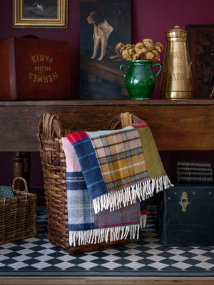  Tartan and Tweed Patchwork Throw Weston Table 