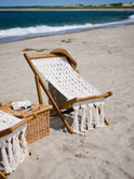 Teak Macrame Beach Chair Weston Table