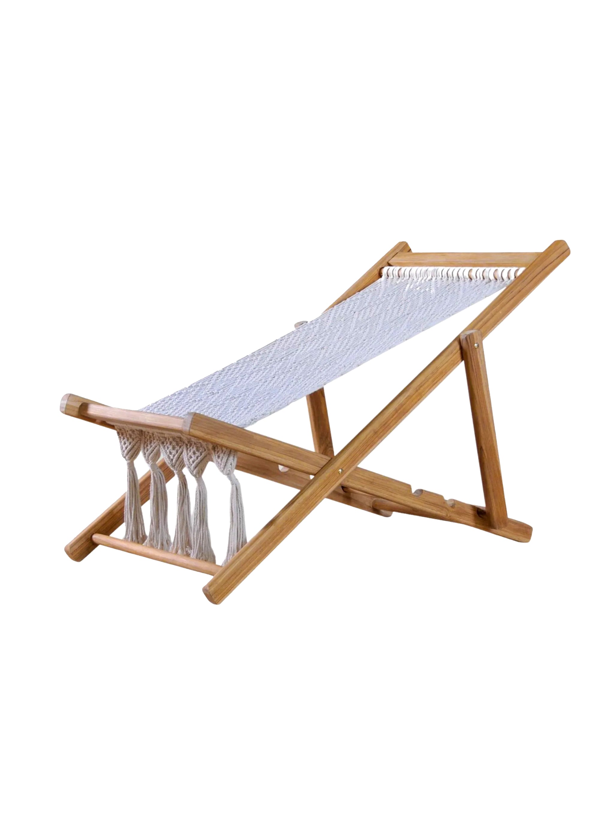 Macrame best sale beach chair