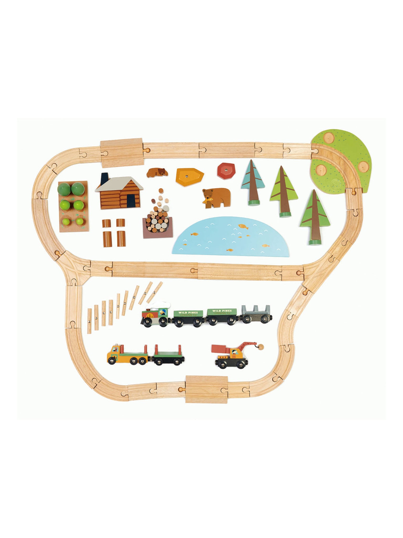 Tender Leaf Toys Wild Pines Train Set