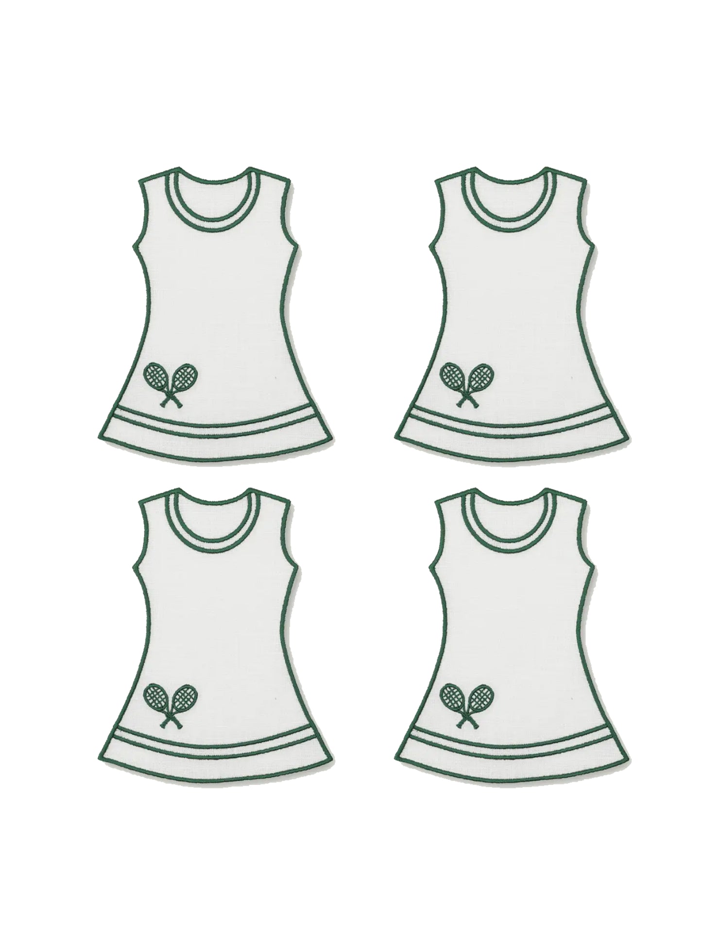 Tennis Dress Cocktail Napkins Weston Table