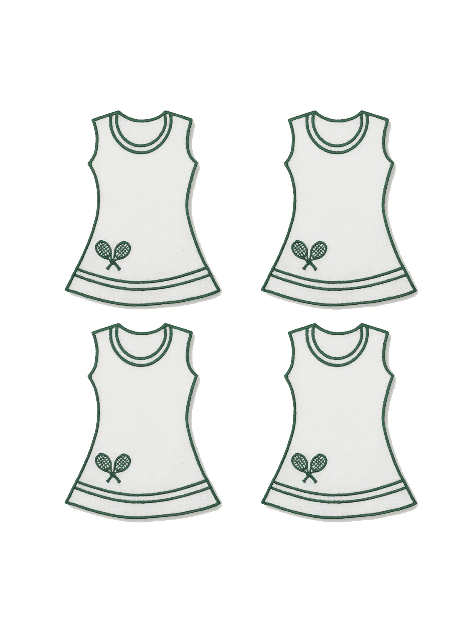 Tennis Dress Cocktail Napkins Weston Table
