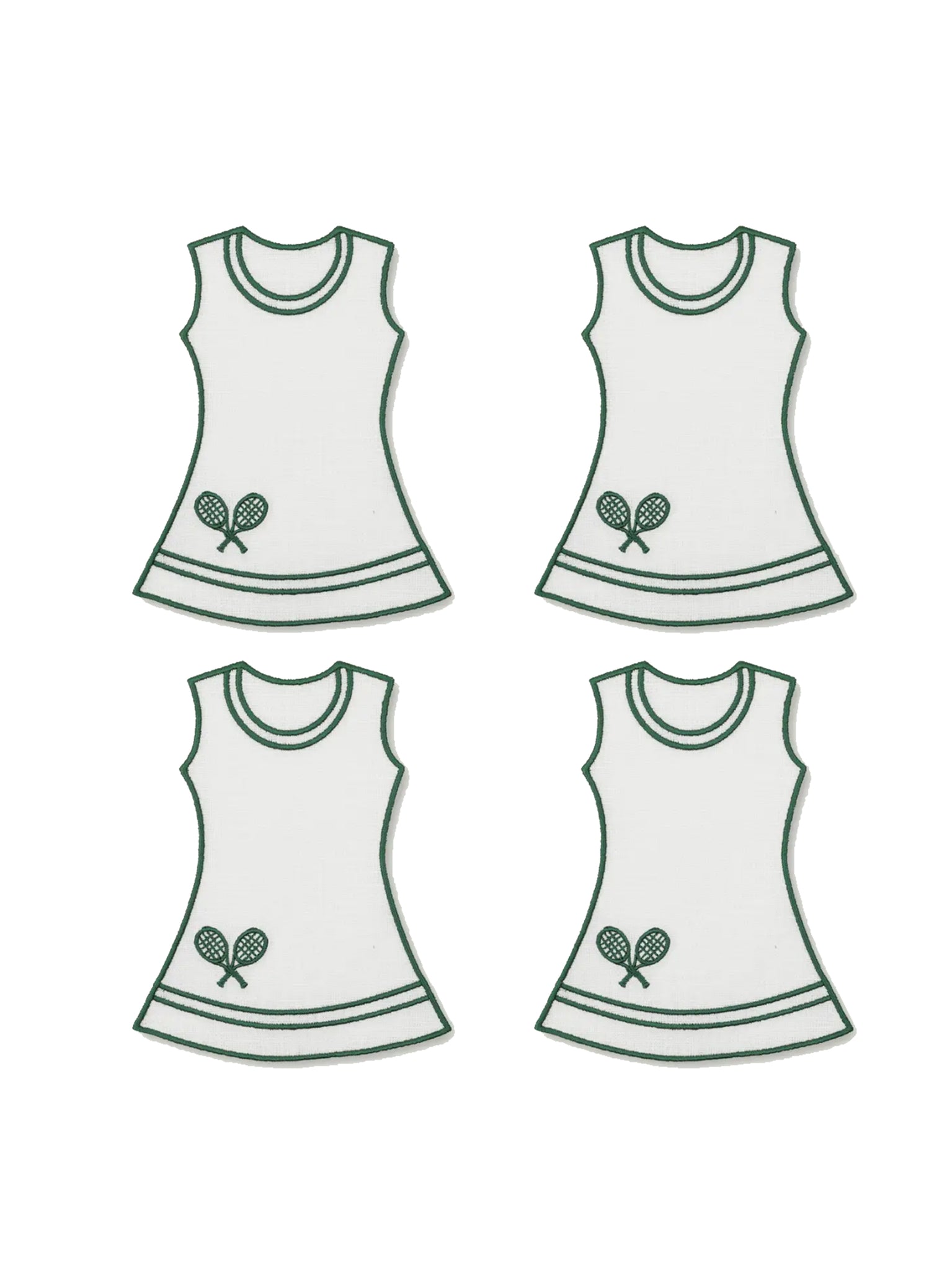 Tennis Dress Cocktail Napkins Weston Table