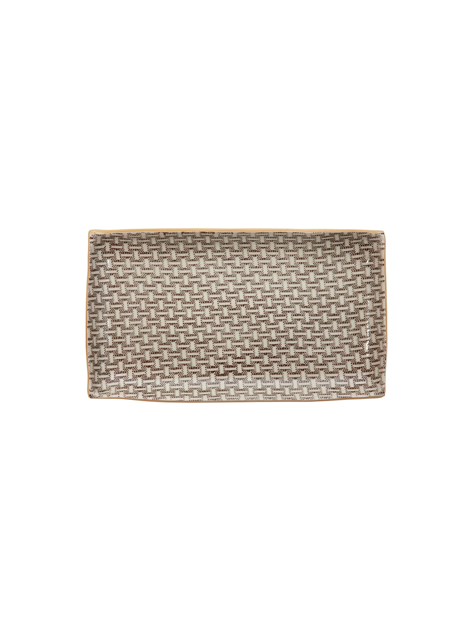 Terrafirma Ceramics Chestnut Stacking Rectangle Tray