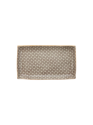  Terrafirma Ceramics Chestnut Stacking Rectangle Tray 