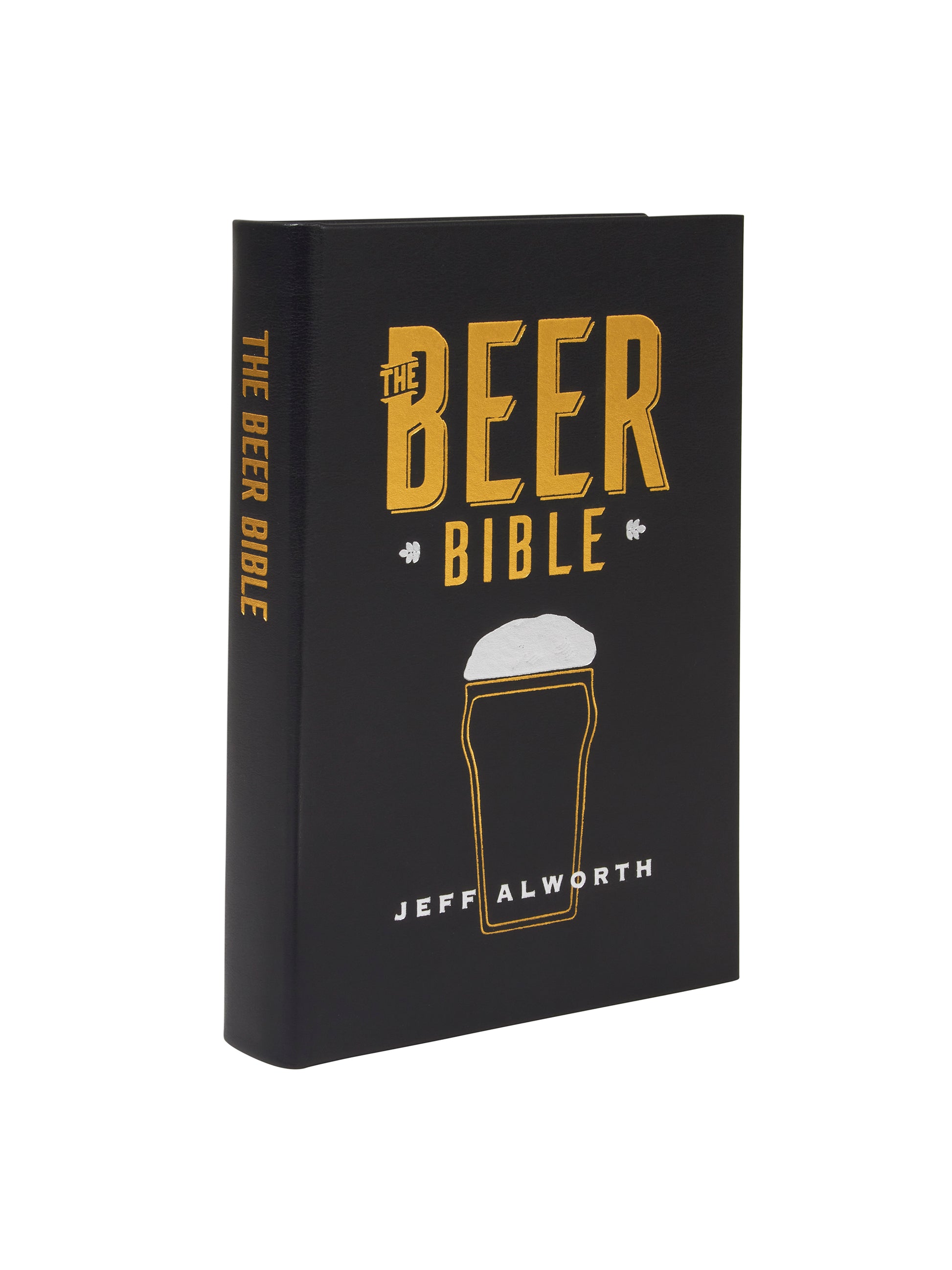 The Beer Bible Leather Bound Edition Weston Table