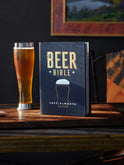 The Beer Bible Leather Bound Edition Weston Table