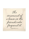 The Ornament of A House Decoupage Glass Tray Weston Table