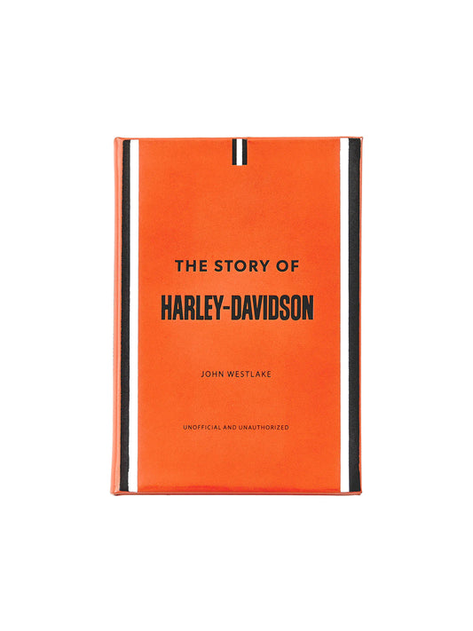The Story of Harley-Davidson Leather Bound Edition Weston Table