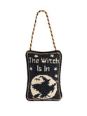 The Witch Is In Needlepoint Door Hanger Weston Table