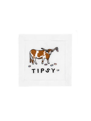  Tipsy Cocktail Napkin Set Weston Table 