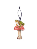 Toadstool Watercolor Birchwood Ornament Weston Table