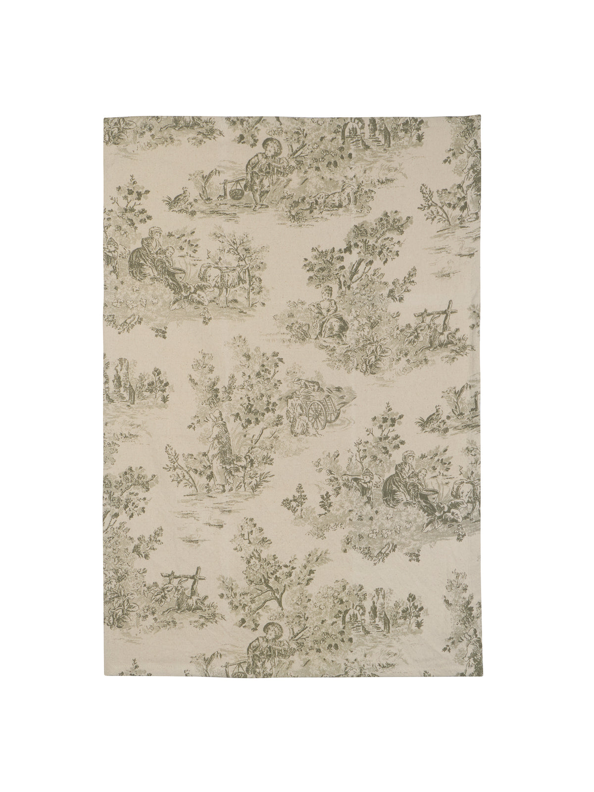 Toile de Jouy Ficelle Kitchen Towel Weston Table