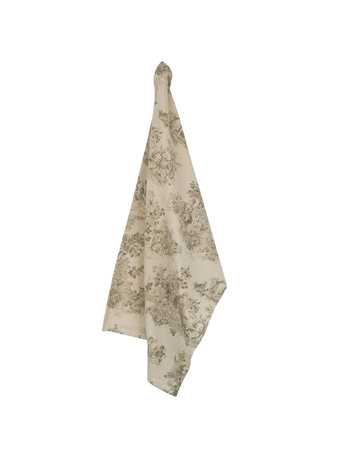 Toile de Jouy Ficelle Kitchen Towel Weston Table
