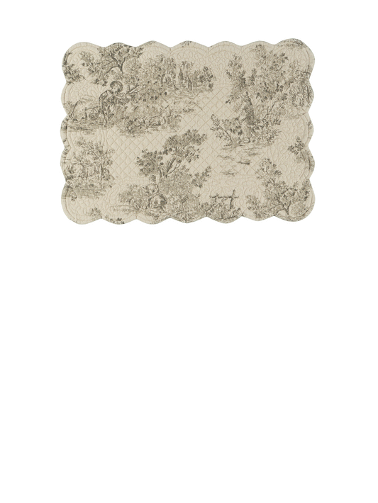 Toile de Jouy Ficelle Placemats Weston Table