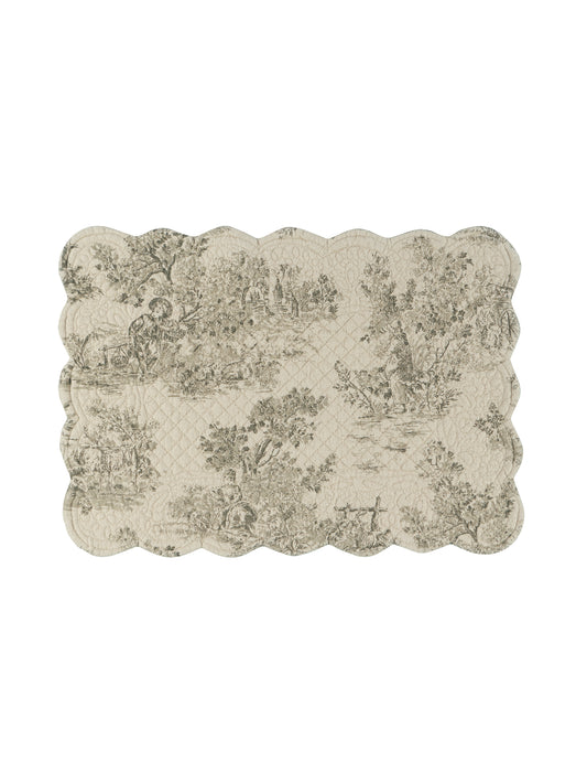 Toile de Jouy Ficelle Placemats Weston Table