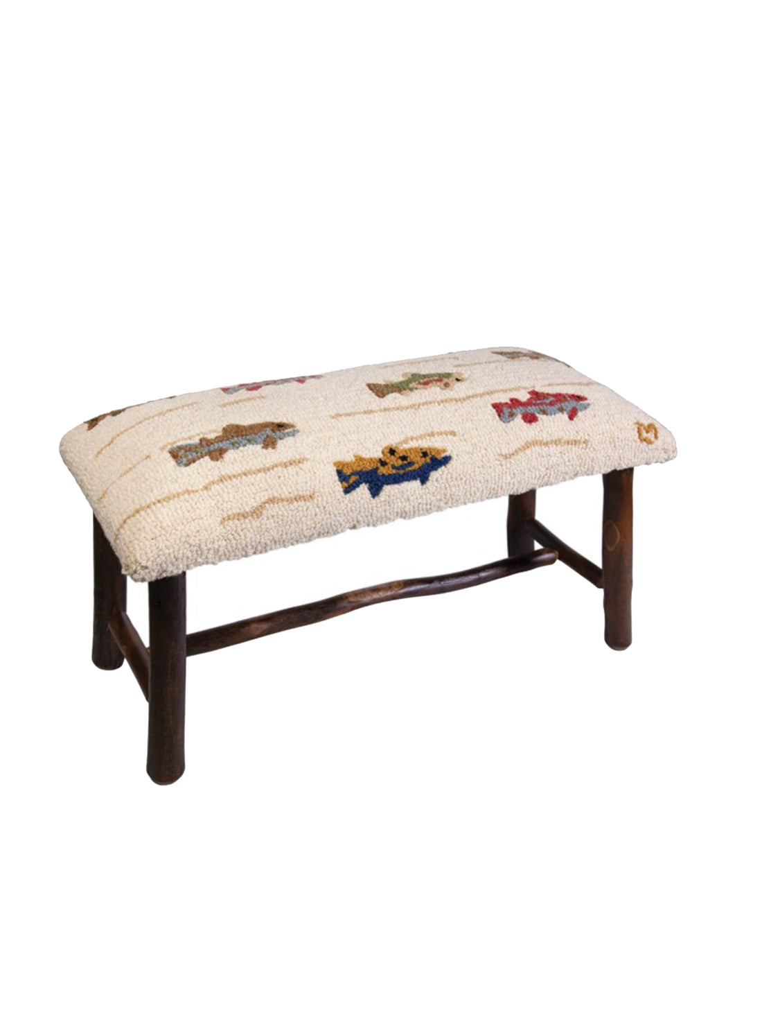 Trout Wool Topped Bench | Furniture | Weston Table