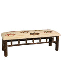 Trout Wool Topped Bench Large Weston Table