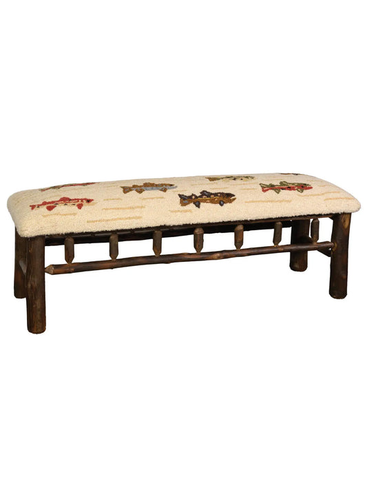 Trout Wool Topped Bench Weston Table