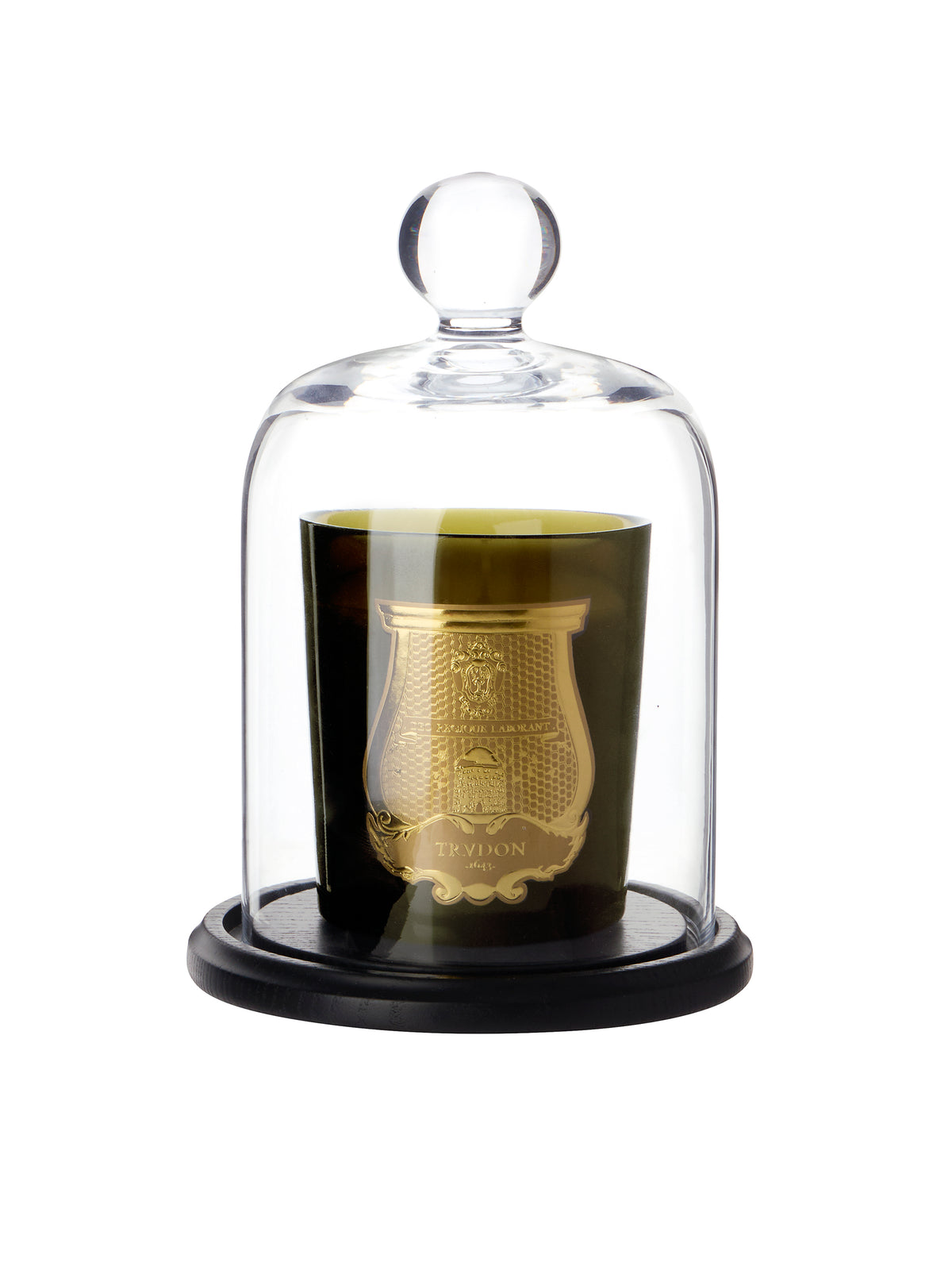 Trudon La Cloche Black Classic with Candle Weston Table