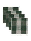 Vermont Forest Check Linen Collection Napkins Set of Four Weston Table