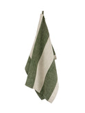 Vermont Forest Striped Linen Kitchen Towels Weston Table