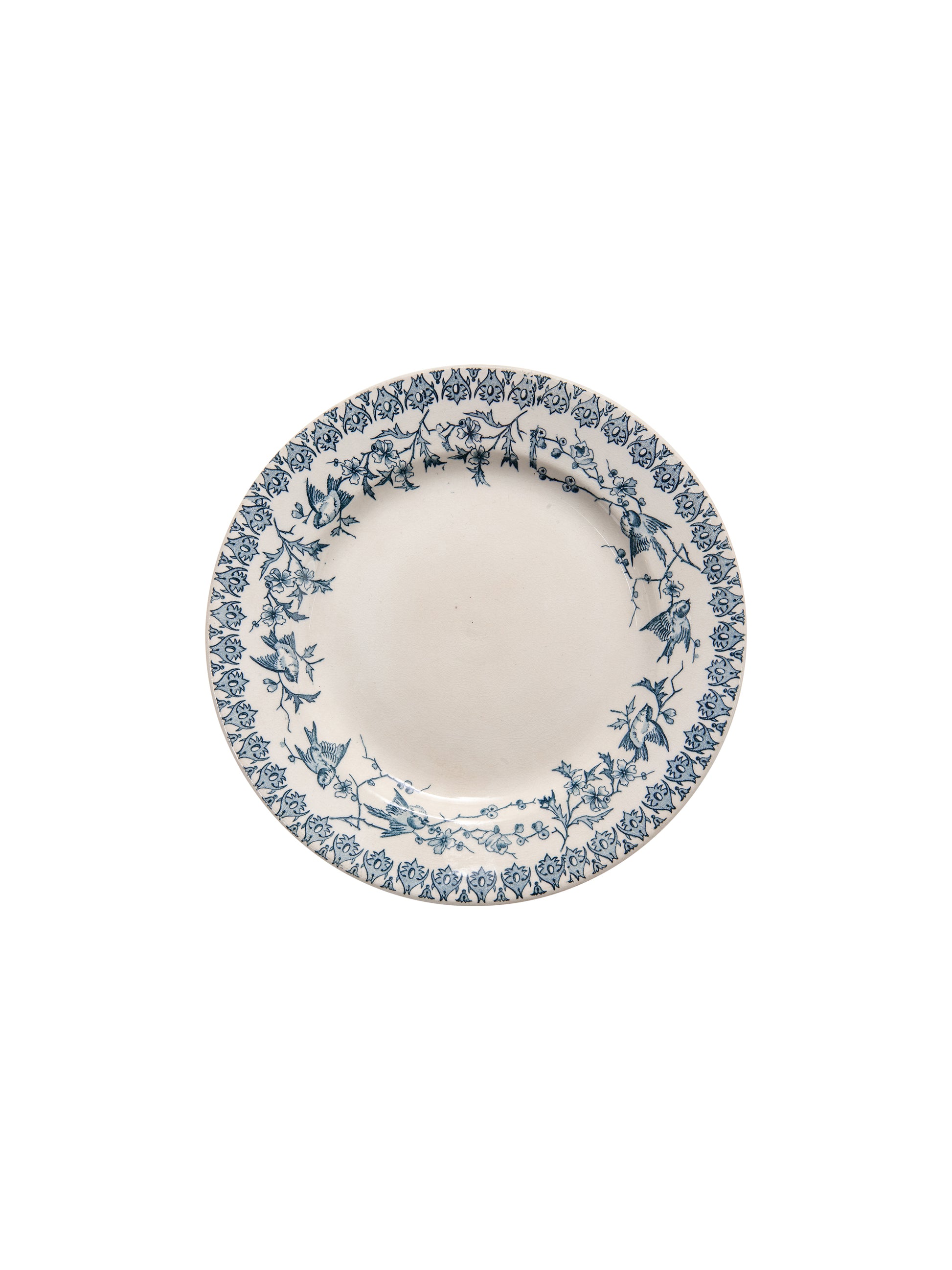 Vintage 19th Century Birds and Blossom Cake Stand Weston Table