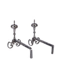 Vintage 1750s Versailles Louis XIV Andirons Weston Table