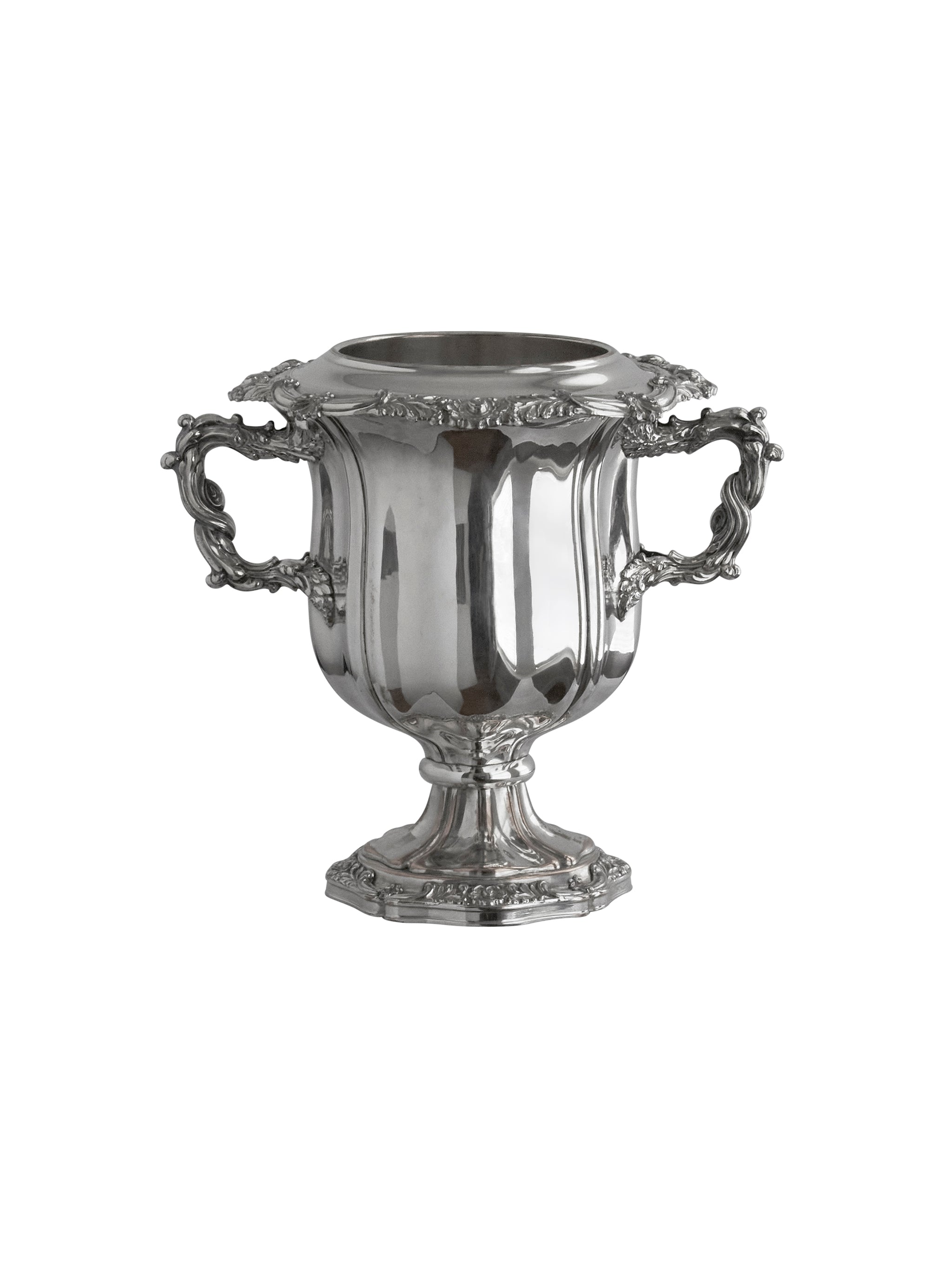 Vintage 1800 Sheffield Silver Plate Wine Cooler Pair | Champagne