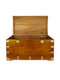 Vintage 1850s English Camphor Trunk Weston Table