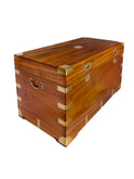 Vintage 1850s English Camphor Trunk Weston Table