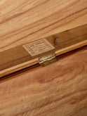 Vintage 1850s English Camphor Trunk Weston Table