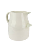 Vintage 1850s English XL Ironstone Double Handled Dairy Jug Weston Table