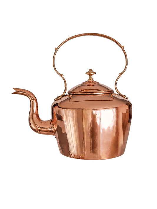 Vintage 1860s English Copper Kettle Weston Table