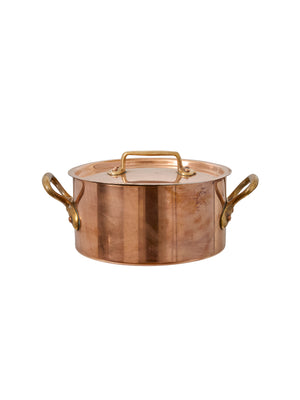  Vintage 1860s French Lidded Copper Cocotte Weston Table 