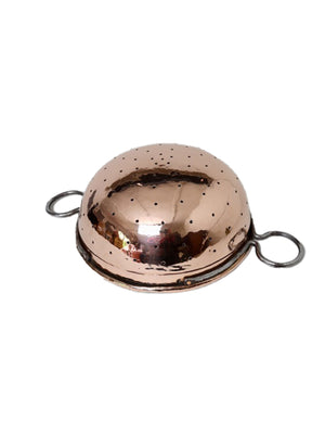  Vintage 1860s French Twin Handled Copper Colander  Weston Table 