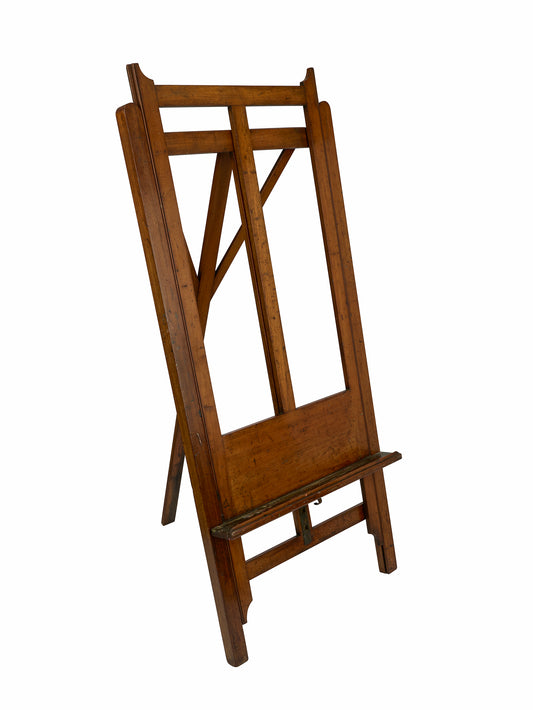 Vintage 1860s English Mahogany Easel Weston Table