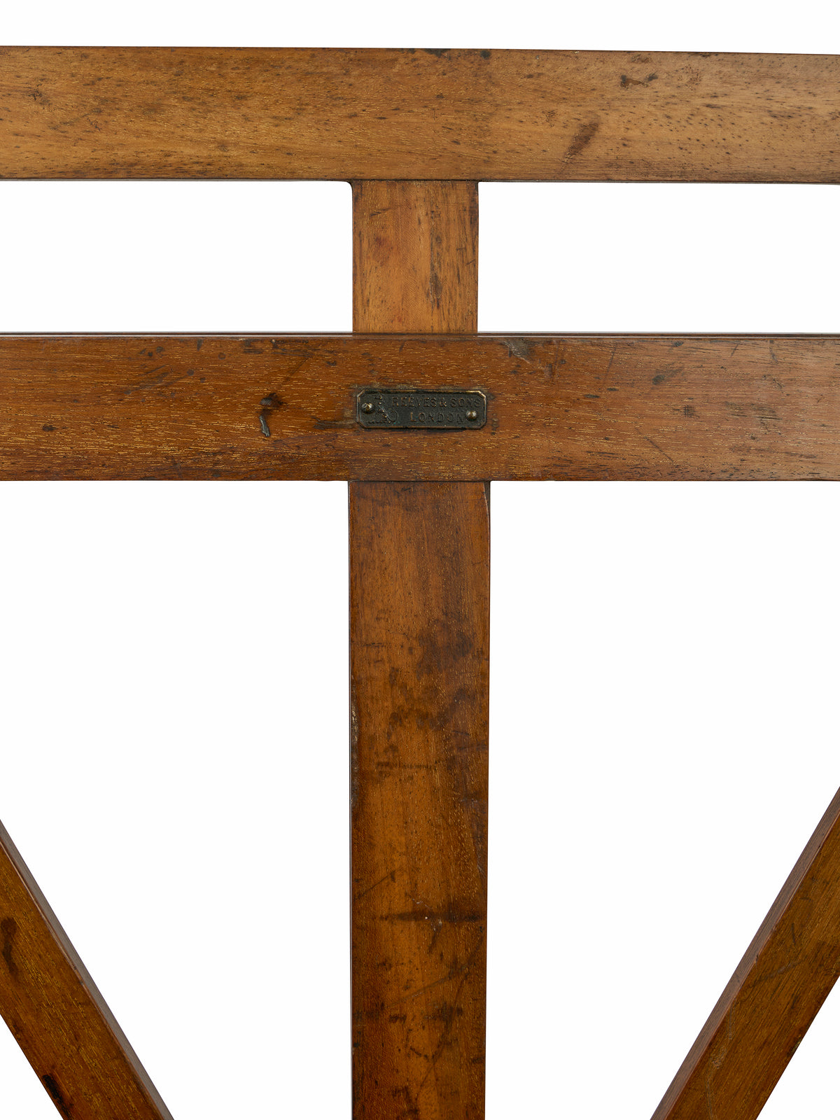 Vintage 1860s English Mahogany Easel Weston Table
