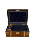 Vintage 1860s Regency Rosewood Campaign Dressing Box Weston Table