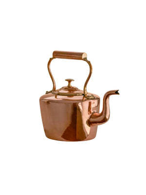  Vintage 1860s Small Oval Copper Kettle Weston Table 