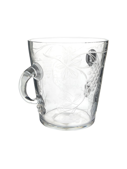 Vintage 1870 Baccarat Ice Bucket with Grapes & Leaves Weston Table