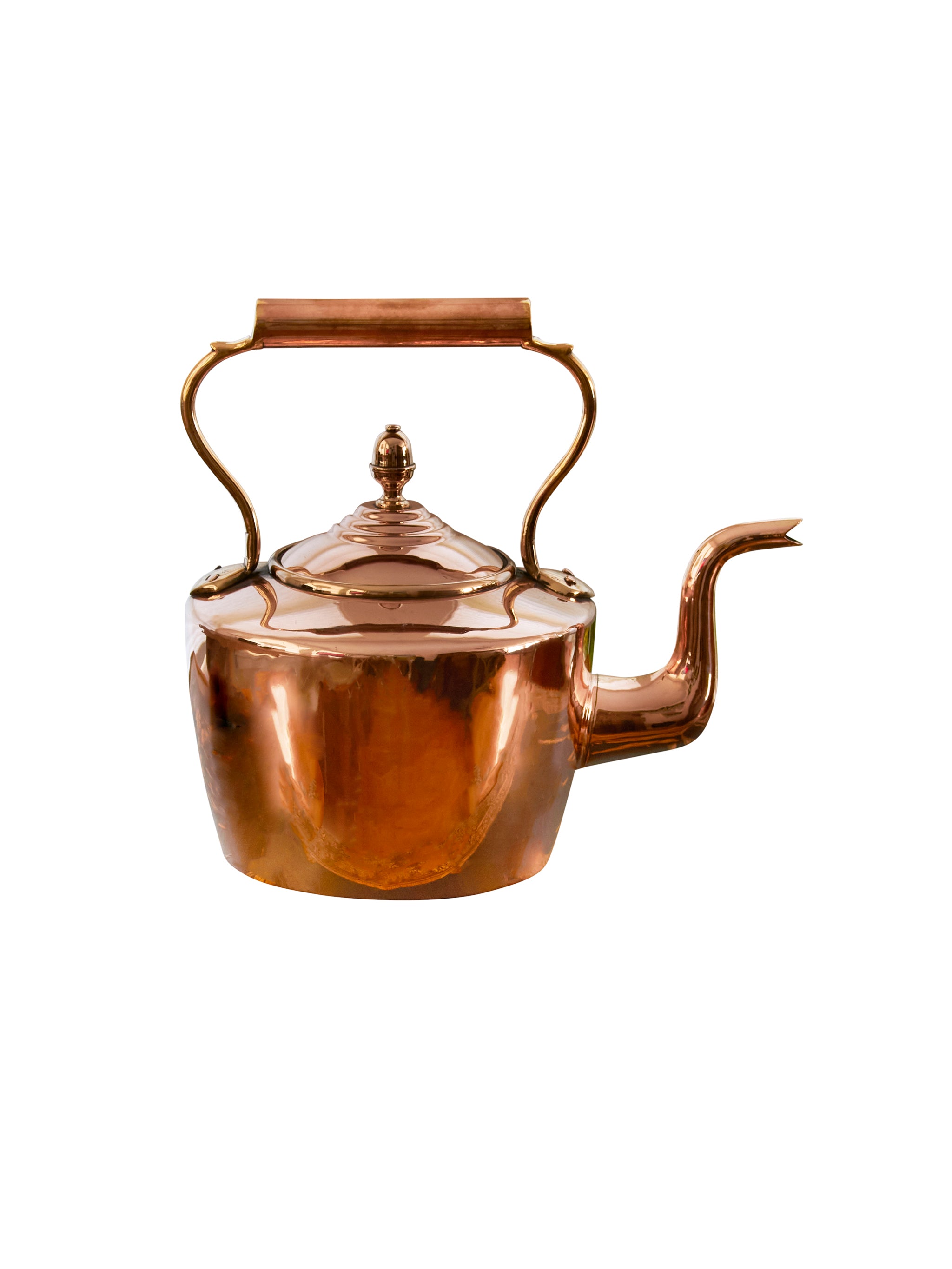Shop the Vintage 1870s English Circular Copper Kettle at Weston Table