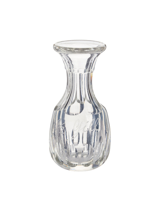 Vintage 1870s English 1/2 Gilly Crystal Bud Vase Weston Table