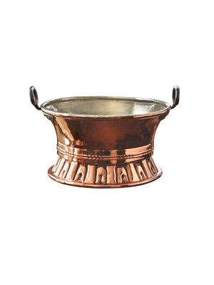  Vintage 1870s French Large Copper Handled Colander Weston Table 